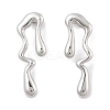 304 Stainless Steel Stud Earrings EJEW-B108-03P-1