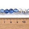 Electroplate Glass Beads EGLA-F163-03B-4