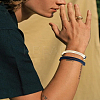 4Pcs 2 Colors Braided Rope Polyester Cord Bracelets BJEW-LP0002-25-3