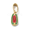 304 Stainless Steel Enamel Fruit Vegetable Charms STAS-F336-02I-G-1