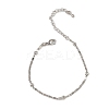 Rack Plating Brass Link Chain Bracelets for Women BJEW-G735-03P-4