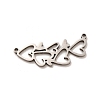Non-Tarnish 201 Stainless Steel Pendants LS-STAS-B037-03P-1