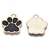Alloy Enamel Pendants ENAM-T016-22LG-C-RS-3