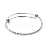 Non-Tarnish 304 Stainless Steel Expandable Bangle for Girl Women BJEW-C003-04P-2
