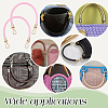 Imitation Leather Braided Round Cord Bag Handles with Zinc Alloy Clasps FIND-WH0126-941C-02-5