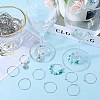 316 Surgical Stainless Steel Wine Glass Charms Rings STAS-SC0007-26P-4