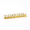 Aluminum Alloy Price Display Cube Adjustable Price Tag LS-ODIS-WH0018-84G-1