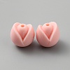 Flower Food Grade Eco-Friendly Silicone Beads LS-SIL-WH0013-47A-1