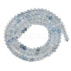Natural Aquamarine Beads Strands G-L587-B02-01-A-5