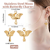 10Pcs Stainless Steel Pendants FIND-BBC0002-82-2
