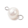 Natural Cultured Freshwater Pearl Round Links PALLOY-JF04219-01-4