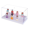 2-Tier Acrylic Minifigure Display Cases ODIS-WH0027-047B-1