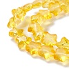 Transparent Glass Beads GLAA-F112-04C-4