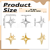 12Pcs 2 Colors Rack Plating Alloy Pendants FIND-LP0001-93-2