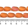Electroplate Glass Beads Strands EGLA-C009-01B-FR04-4