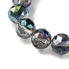 Transparent Electroplate Glass Beads Strands EGLA-N002-34D-F05-3
