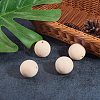 Unfinished Wood Beads WOOD-PH0008-17-WH-4