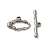 Non-Tarnish 304 Stainless Steel Toggle Clasps STAS-Q324-01P-1