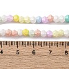 Baking Paint Glass Beads Strands LAMP-R020-02B-4
