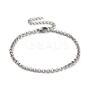 Non-Tarnish 304 Stainless Steel Rolo Chain Bracelet for Men Women BJEW-E031-06P-08-1