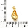 Rack Plating Brass Micro Pave Cubic Zirconia Pendants KK-L226-102G-G-3