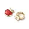 Alloy Enamel Rhinestone Pendants FIND-L024-16G-2