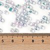Transparent Inside Colours Glass Seed Beads SEED-A032-04H-4