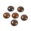 Natural Tiger Iron Cabochons G-T020-18mm-31-1