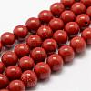 Natural Red Jasper Beads Strands G-E375-8mm-02-2