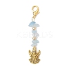 Tibetan Style Alloy Angel Pendant Decorations HJEW-JM03838-01-2