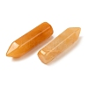 Natural Topaz Jade Pointed Pendants G-C158-05G-2