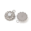 304 Stainless Steel Pendants STAS-F332-01P-2