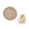 MIYUKI Glass Seed Beaded Pistachio Pendants PALLOY-MZ01213-2