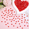 1000Pcs Transparent Acrylic Beads TACR-ME0001-08E-5