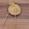Alloy Hair Stick Findings OHAR-PW0001-324G-1