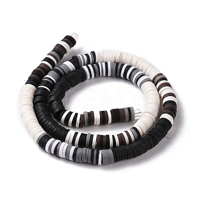 Handmade Polymer Clay Bead Strands CLAY-C003-04D-1