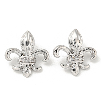 Brass Micro Pave Cubic Zirconia Charms KK-Q809-08P-1