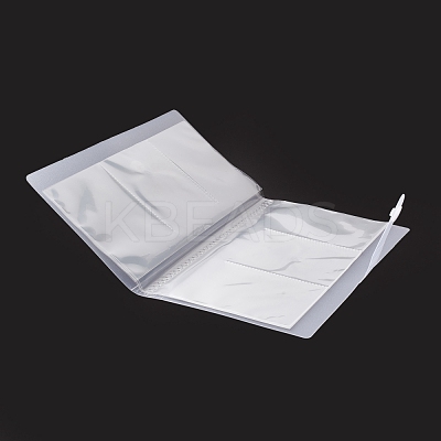 Transparent Jewelry Organizer Storage Books AJEW-K033-01-1