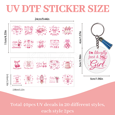 DIY Keychain Making Kits DIY-GO0002-53A-1