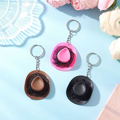 3Pcs Plastic Keychains KEYC-JKC01399-1