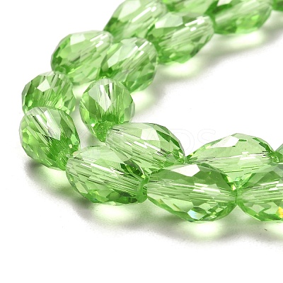 Glass Beads Strands X-EGLA-E010-8x12mm-14-1