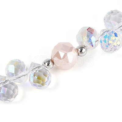 Glass and Acrylic and CCB Beads Strands MAK-T011-05G-1
