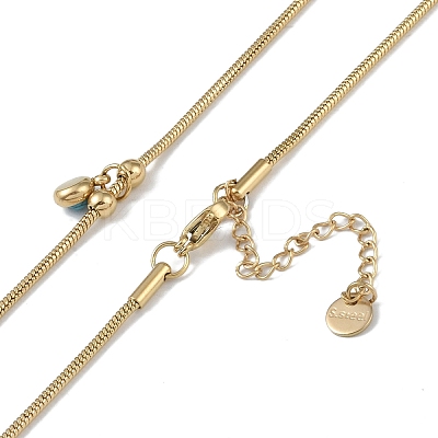 304 Stainless Steel Snake Chain Necklaces NJEW-U004-03G-1