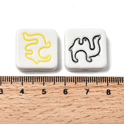 Handmade Porcelain Beads PORC-Z004-02-1