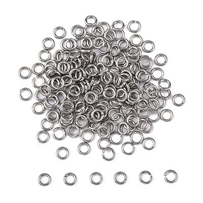 304 Stainless Steel Open Jump Rings STAS-TAG0001-34C-1