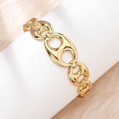 304 Stainless Steel Hinged Bangles for Women BJEW-F527-03G-1