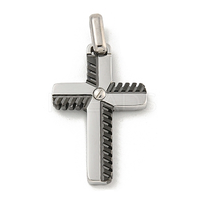 304 Stainless Steel Pendants STAS-F307-12EB-1