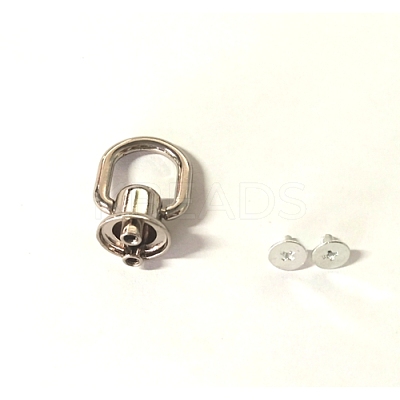 Alloy D Ring Head Screwback Button PURS-PW0001-545P-1