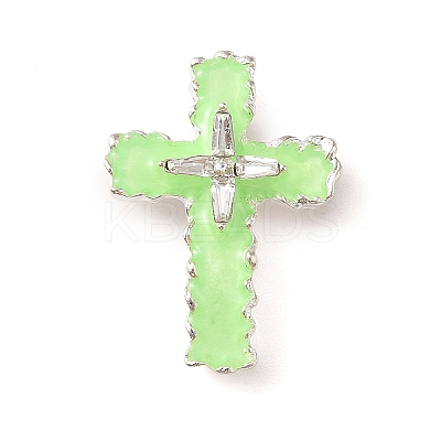Luminous Alloy Resin Pendants RESI-D073-01E-1