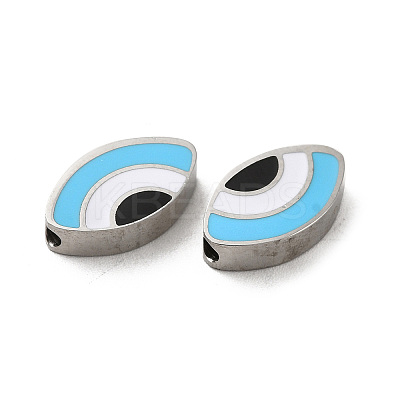304 Stainless Steel Beads STAS-C074-09P-02-1